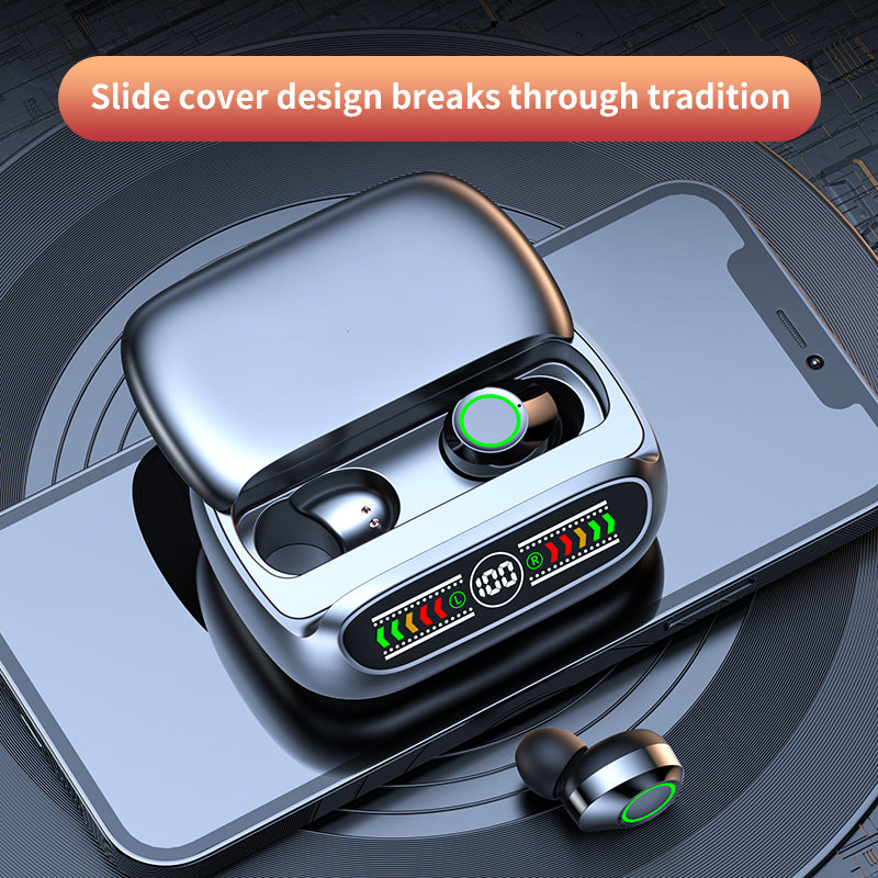 BQ50 Slide Cover In-Ear Bluetooth Headset LED Digital Display TWS Earbuds with Breathing Light Power Bank Function BQ50 Slide Cover In-Ear Bluetooth Headset LED Digital Display TWS Earbuds with Breathing Light Power Bank Function